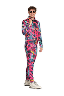 Trainingspak - Neon Abstract Shell Suit - Volwassenen