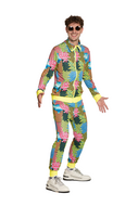 Trainingspak - Neon Disco Shell Suit - Volwassenen