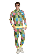 Trainingspak - Neon Disco Shell Suit - Volwassenen