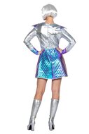 Space jurk - Metallic - Dames