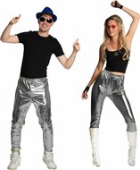 Broek Zilver - Jaren 80 &amp; 90 Disco