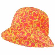 Bucket Hat Pluche - Fluor Multicolor - Neon Party - Volwassenen