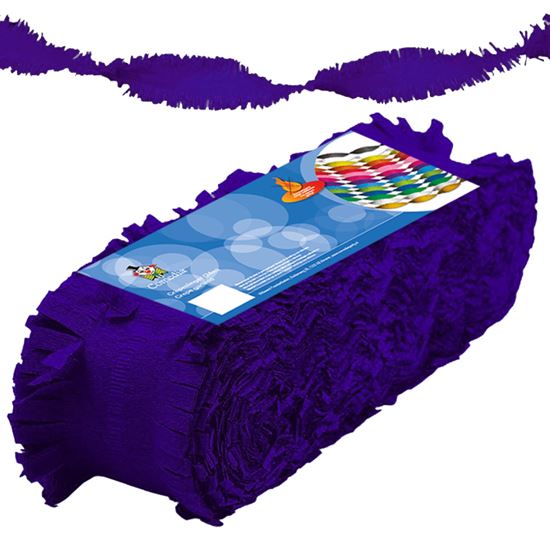 Crepe slinger donkerblauw 24 meter