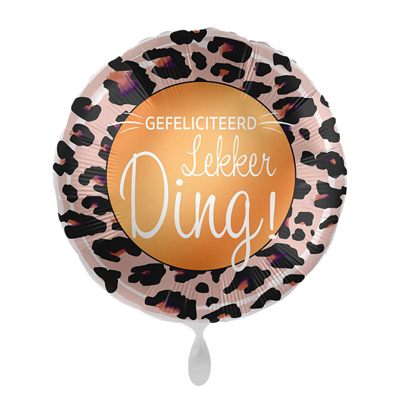 Folieballon gefeliciteerd lekker ding