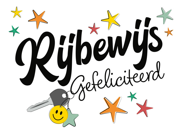 Wenskaart Rijbewijs Gefeliciteerd