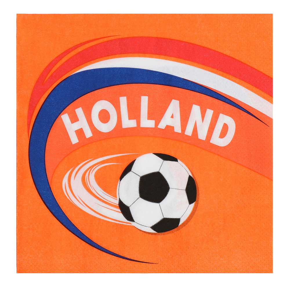 Servetten Holland Oranje Voetbal