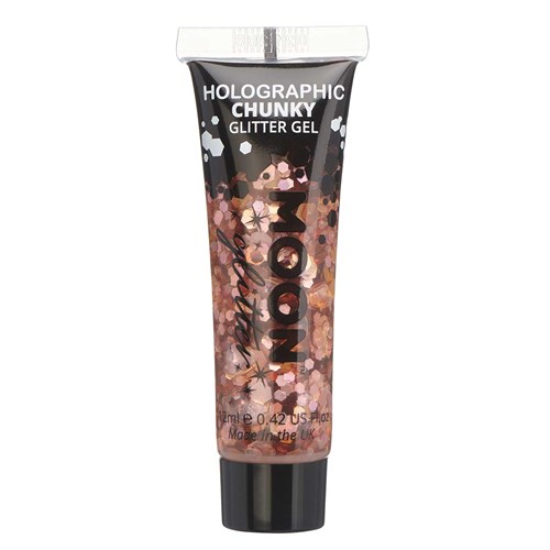 Moonglow - Chunky Gel Holografisch Glitters Tube Rosé Goud