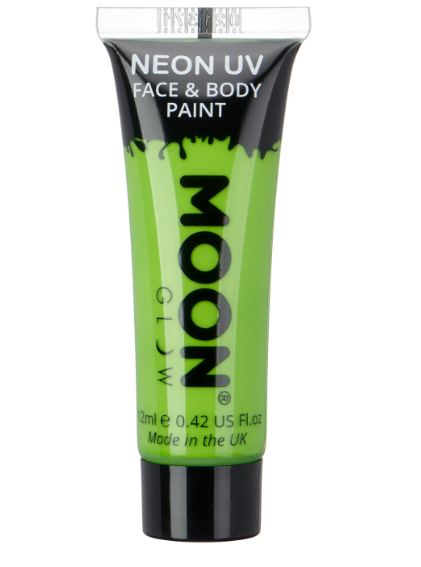 MoonGlow - Face & Body Tube - UV Neon Groen