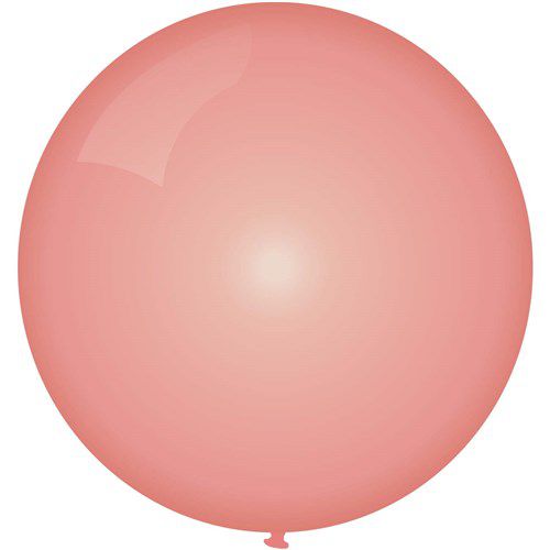 Topballon metallic rosé goud - 91 cm