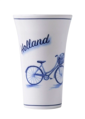 Shotglas Hollandse Fiets - Delfts Blauw