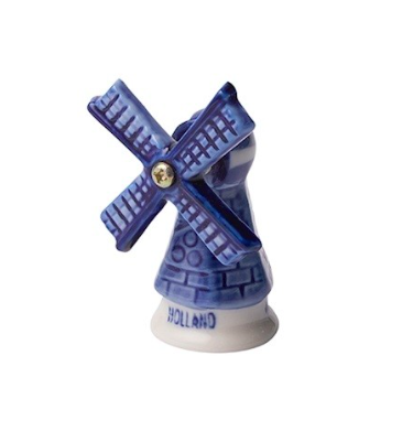 Molen Staand Klein - Delfts Blauw - 7 cm