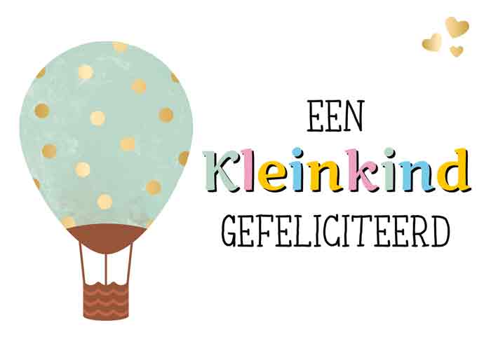 Wenskaart Daisy - Een Kleinkind Gefeliciteerd