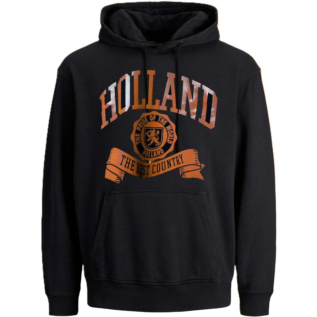 Holland hooded sweatshirt zwart