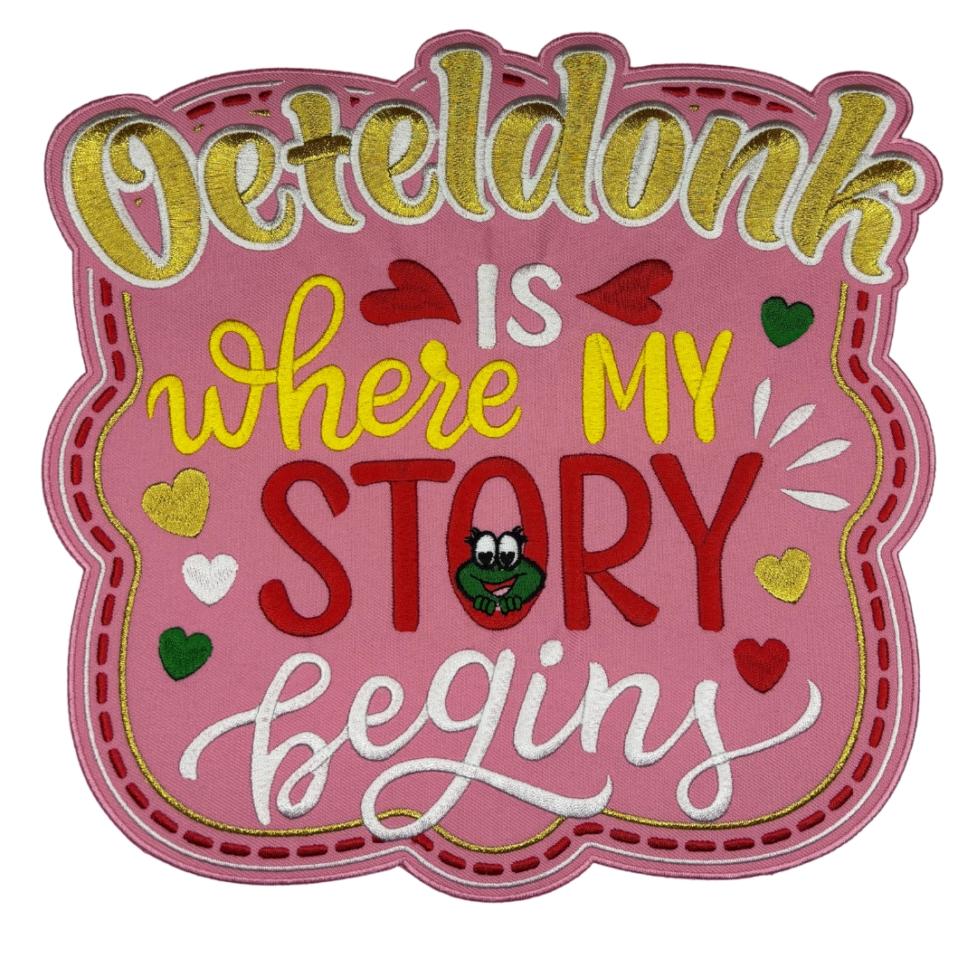 Embleem Rug Oeteldonk - Oeteldonk Story Roze