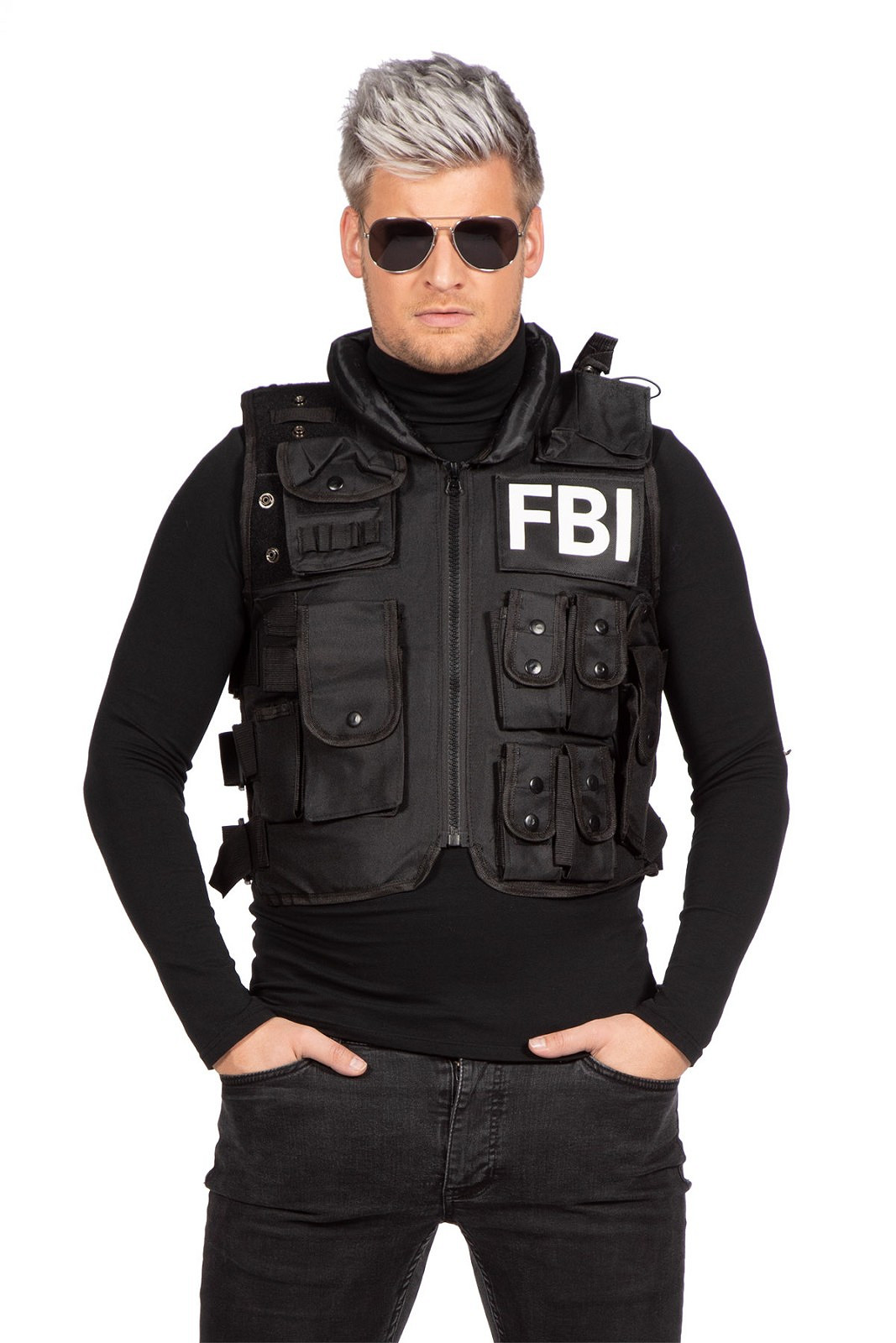 FBI vest luxe met tekst