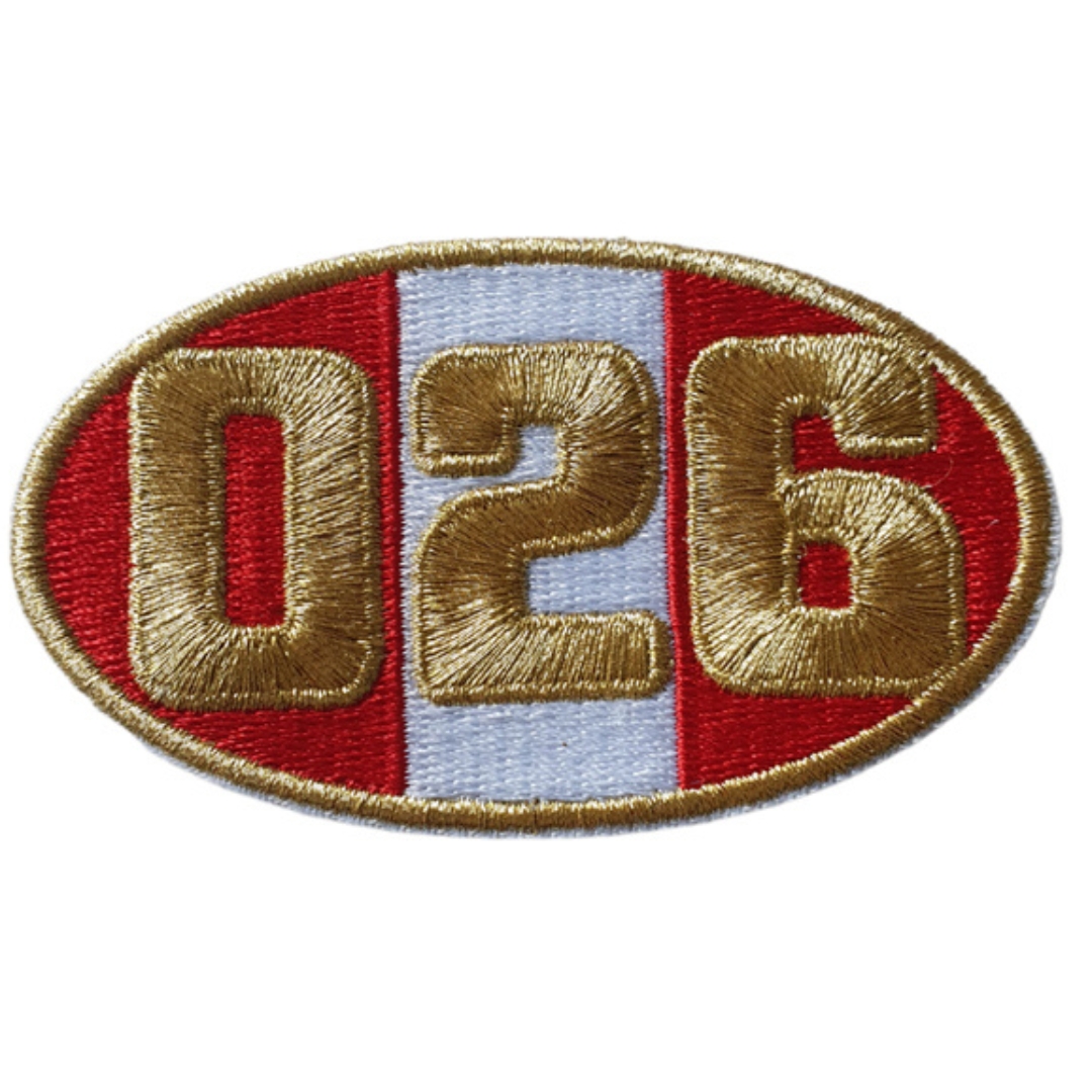 Embleem Huusse - 026 - Rood-Wit