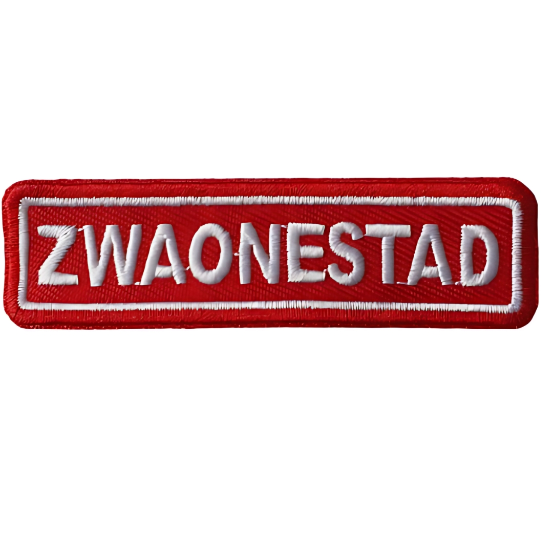 Embleem Huusse - Straatnaambord Zwaonestad