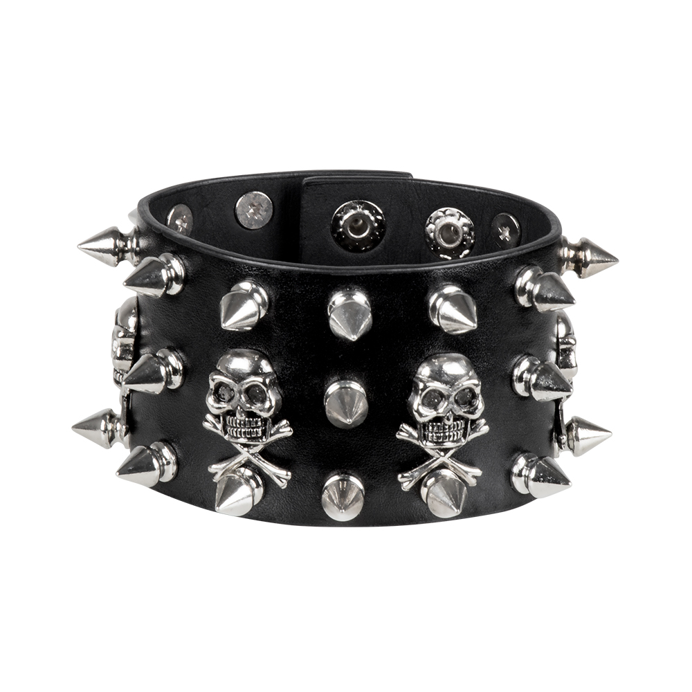 Punk Armband - Biker Armband - Spikes Piraten