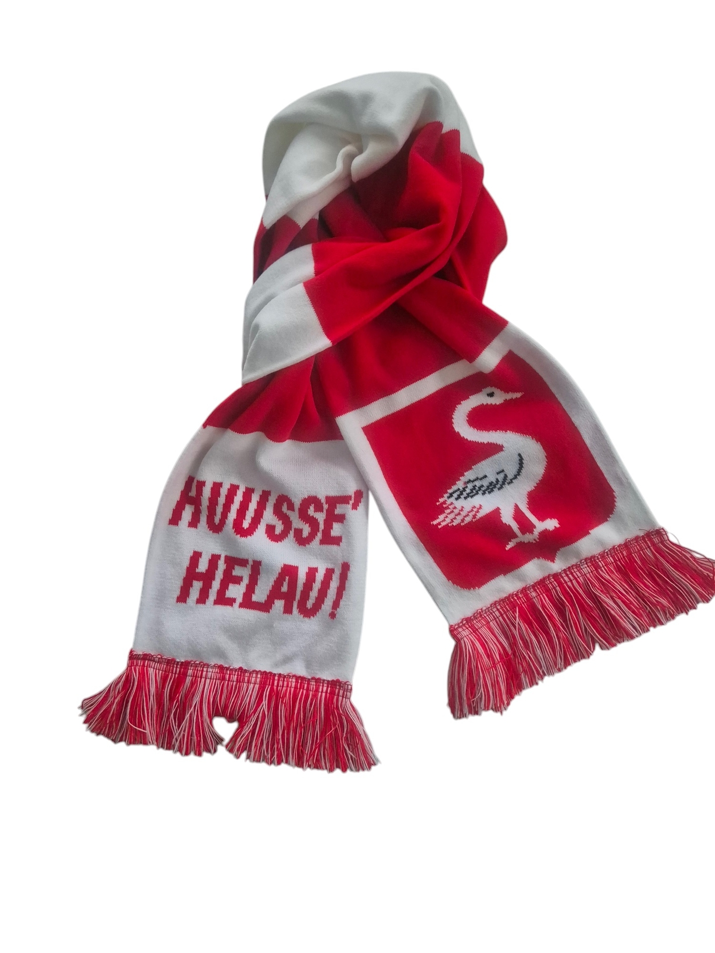 Sjaal Huusse - Rood-Wit - 190 cm